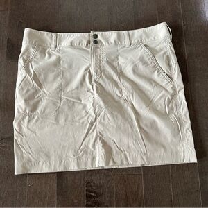 Columbia Skort Outdoors Hiking Comfort Casual Granola‎ Girl Tan 14